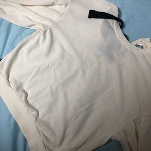 Beige oversized sweater